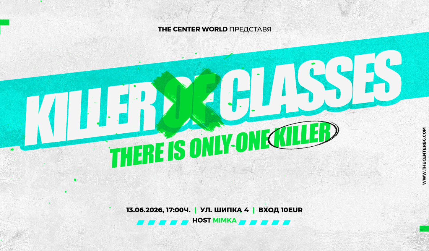 KILLER OF CLASSES 13/06/2026